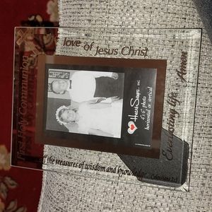 First Communion Glass Frame